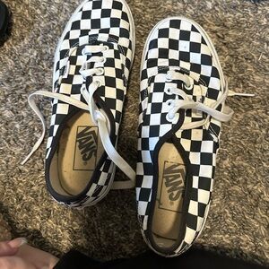 Checkered vans
